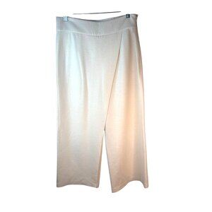 Polo Ralph Lauren Cream Size 2 Wool-Blend Culottes  Modest Front Slit